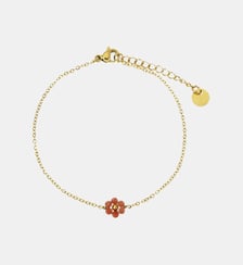 Bracelet  Mini Maya avec fleurs à pierres fines Les Cléias