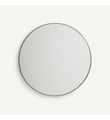 Miroir métal acier laiton vieilli Ø80 cm AM.PM