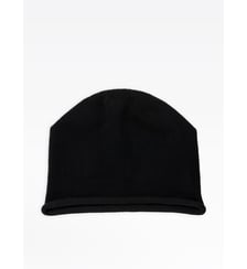 Bonnet roulé en maille de coton Agnès b.