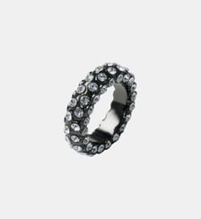 Bague en forme de tube avec cristaux Aristocrazy