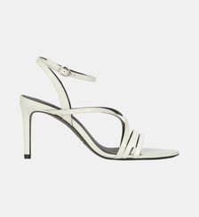 Sandales à talons en cuir vernis The Kooples