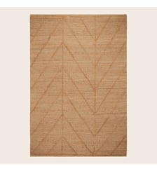 Tapis de sol DEEVA  100% jute à motif chevron XXL Madura