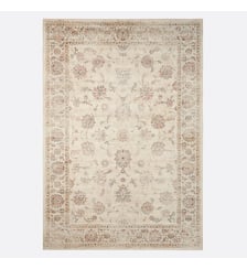 Tapis vintage, motif floral, effet used La Redoute Interieurs