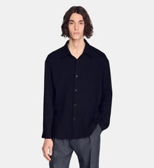 Chemise fluide effet plissé Sandro