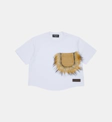 T-shirt avec poche appliquée et logo Dsquared2