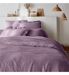 Housse de couette unie en gaze de coton La Redoute Interieurs