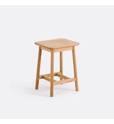 Tabouret en chêne massif H45 cm La Redoute Interieurs