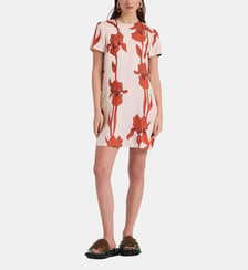 Robe Mini Swing Iris Dark Orange La DoubleJ
