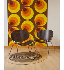 Paire de fauteuils en bois Jakob N°1375- Produit chiné Debongout