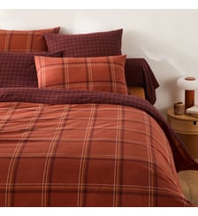 Housse de couette en flanelle de coton La Redoute Interieurs