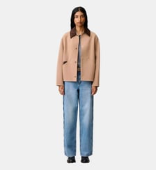 Manteau court laine mélangée Claudie Pierlot