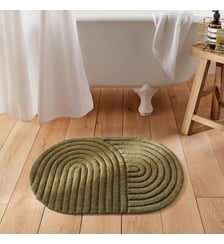 Tapis de bain, coton recyclé tufté La Redoute Interieurs