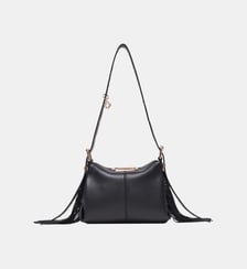 Sac Miss M mini à poignée dorée Maje