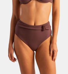 Bas de bikini taille haute Chocolat Robin Collection