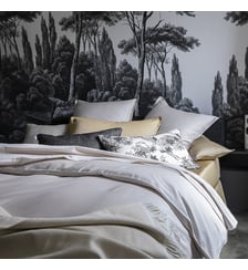 Housse de couette unie en satin de coton bio, TEOPHILE Alexandre Turpault