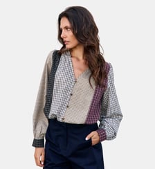 BLOUSE imprimé à carreaux BAILA La Petite Etoile