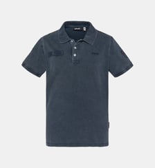Polo army effet délavé Schott