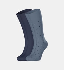 Lot de 2 paires Chaussettes à motifs Eden Park