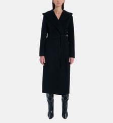 Manteau Mystere noir Zapa
