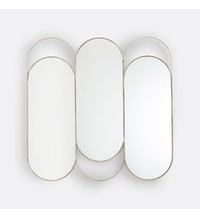 Miroir triptyque laiton La Redoute Interieurs