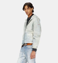 Hooded JoggJeans veste effet trompe-l’œil Diesel