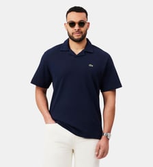 Polo Coton-Lin classic fit Lacoste