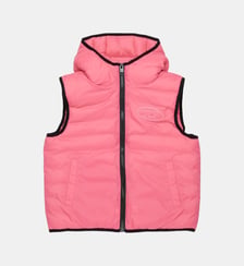 Gilet léger matelassé avec logo Diesel Kids