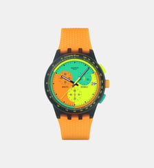 Montre Neon 3 Orange, Vert, Jaune SUSB422 Swatch