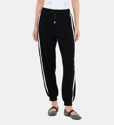 Pantalon de jogging en molleton avec dentelle Liu Jo