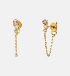 Boucle d'oreille à l'unité doré à l'or fin  bella Caroline Najman