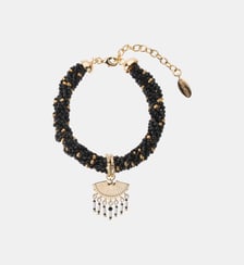 Bracelet de perles torsadées réglable avec pendentif NALI Hipanema
