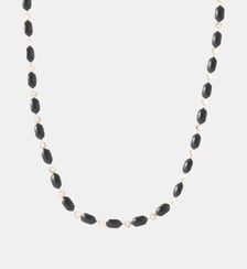 Collier maillons noir et doré Balaboosté