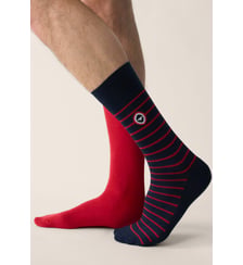 Lot de 2 chaussettes mi-hautes en coton Le Slip Francais