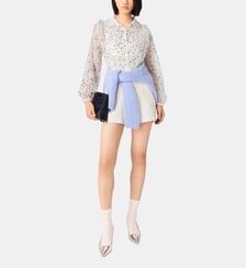 Combishort en tweed Maje