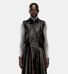 Veste bomber avec effet usé Diesel