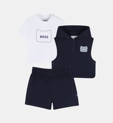 Ensemble t-shirt, sweat et short BOSS Kidswear