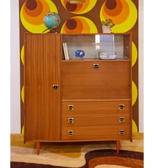 Meuble multifonction vintage + chevet Honoré N°165- Produit chiné Debongout