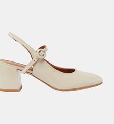 Escarpins Sling back à talons Dollar en cuir vernis Jonak