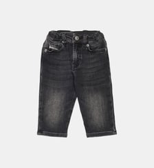 Jeans coupe regular noir Diesel Kids