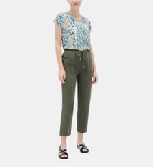 Pantalon ignace - Motif uni - Coupe droite Caroll