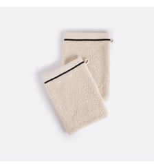 Lot 2 gants de toilette en coton peigné 700 gr/m2 La Redoute Interieurs