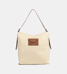 Sac seau signature L en toile Lancaster