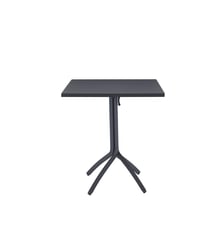 TABLE DE REPAS AVEC PLATEAU BASCULANT LAQUE CHARBON NOOMI by Tous Les Trois Cinna