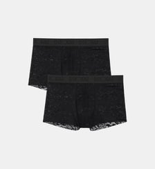 Lot de 2 boxers forme trunk en polyamide Hom