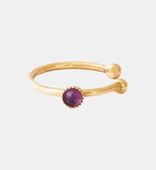 Bague d'oreille cab améthyste Caroline Najman