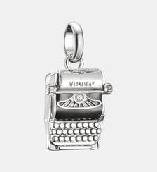 Pendentif Charm Machine à écrire émail Mercredi Connect Thomas Sabo