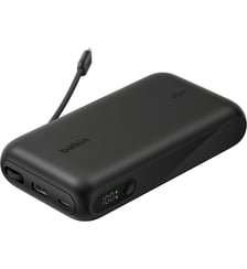 Batterie externe 20K 45W cable intégré Noir Belkin