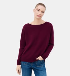 Pull mjill 100% cachemire - Motif uni Caroll