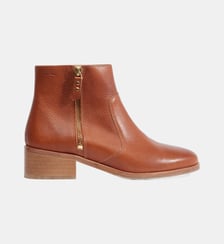 Bottines Coline cuir grainé Odaje