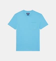 T-shirt en coton organique uni Vilebrequin
